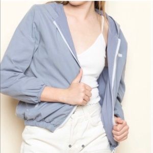 Brandy Melville John Galt Baby Blue Krissy Jacket